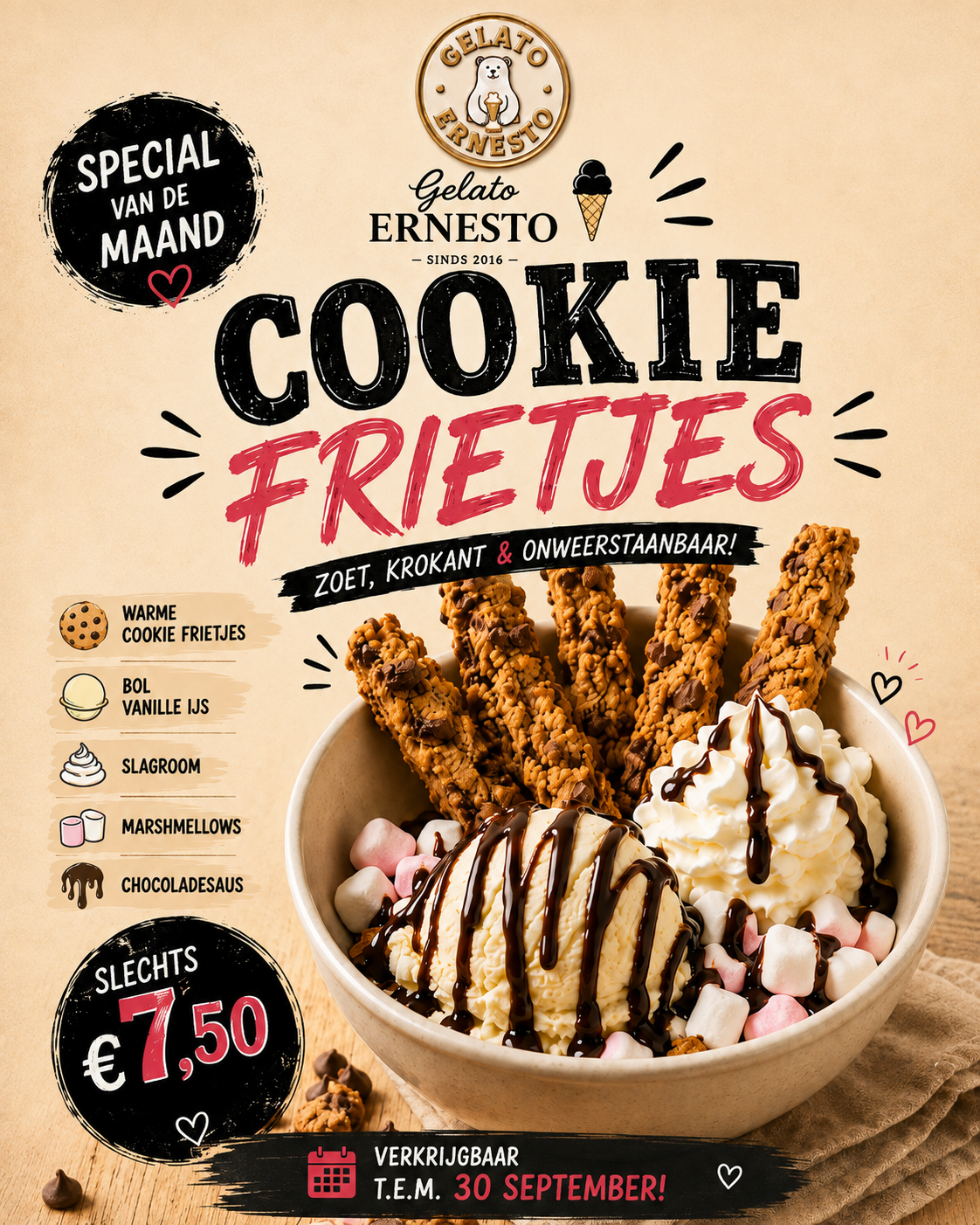 Nog meer Cookie Frietjes